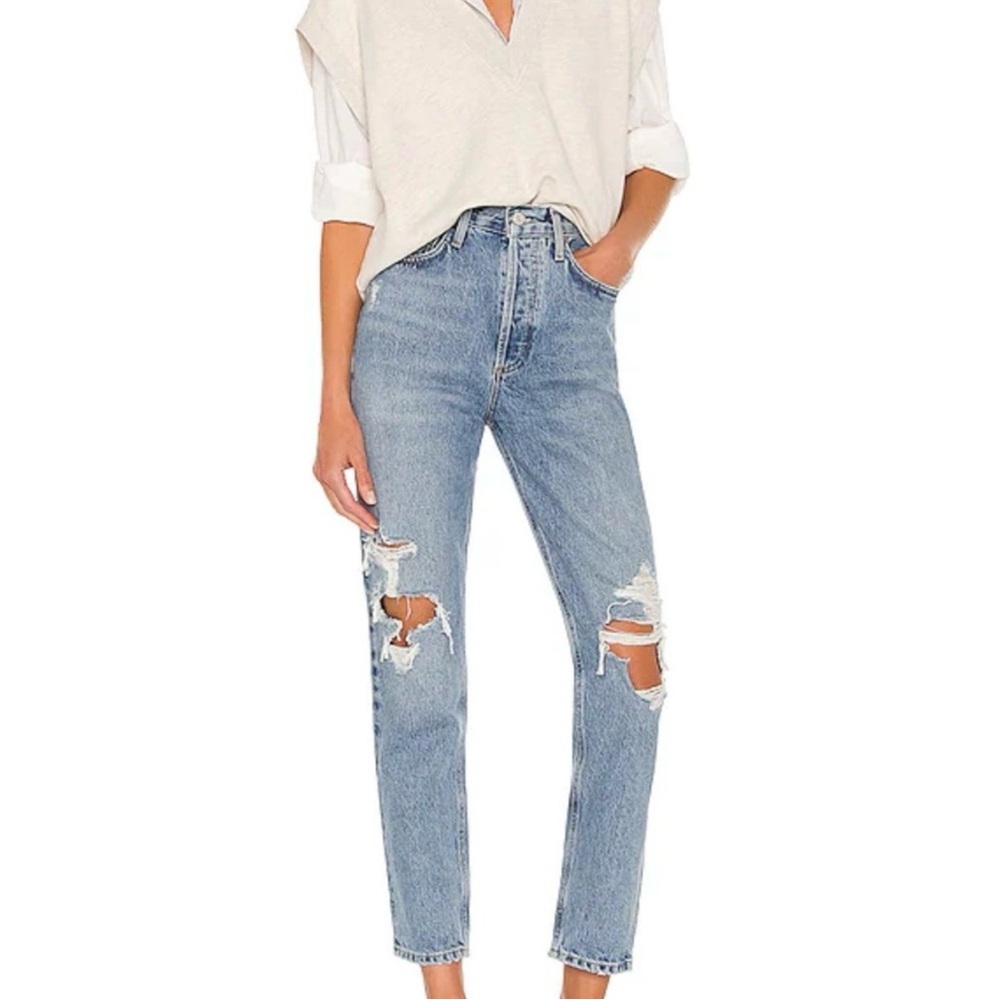 Agolde High Rise Fen Jeans in “Wander” 😍